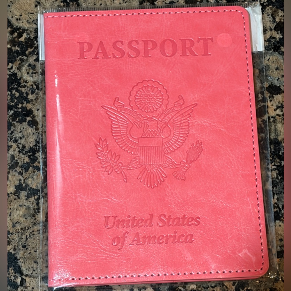 Pink Passport Holder